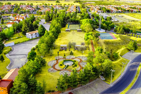 Amenidades deportivas en Calimaya, Villas del Campo. 